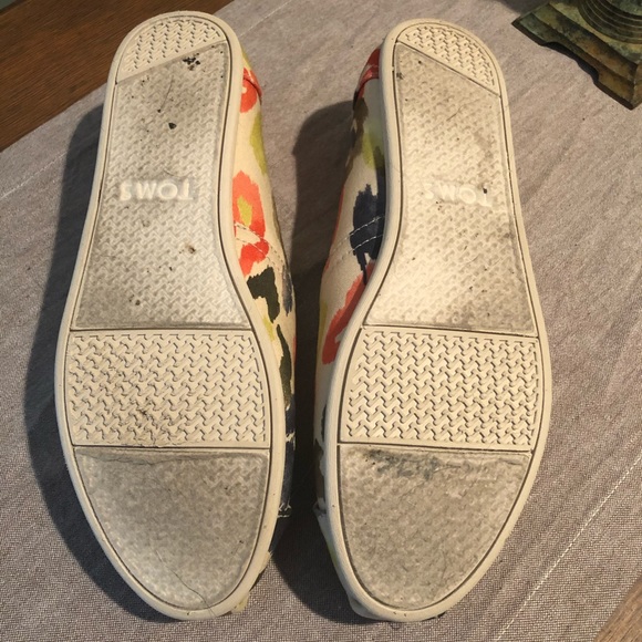 Toms - Watercolor Floral Print - Picture 6 of 6